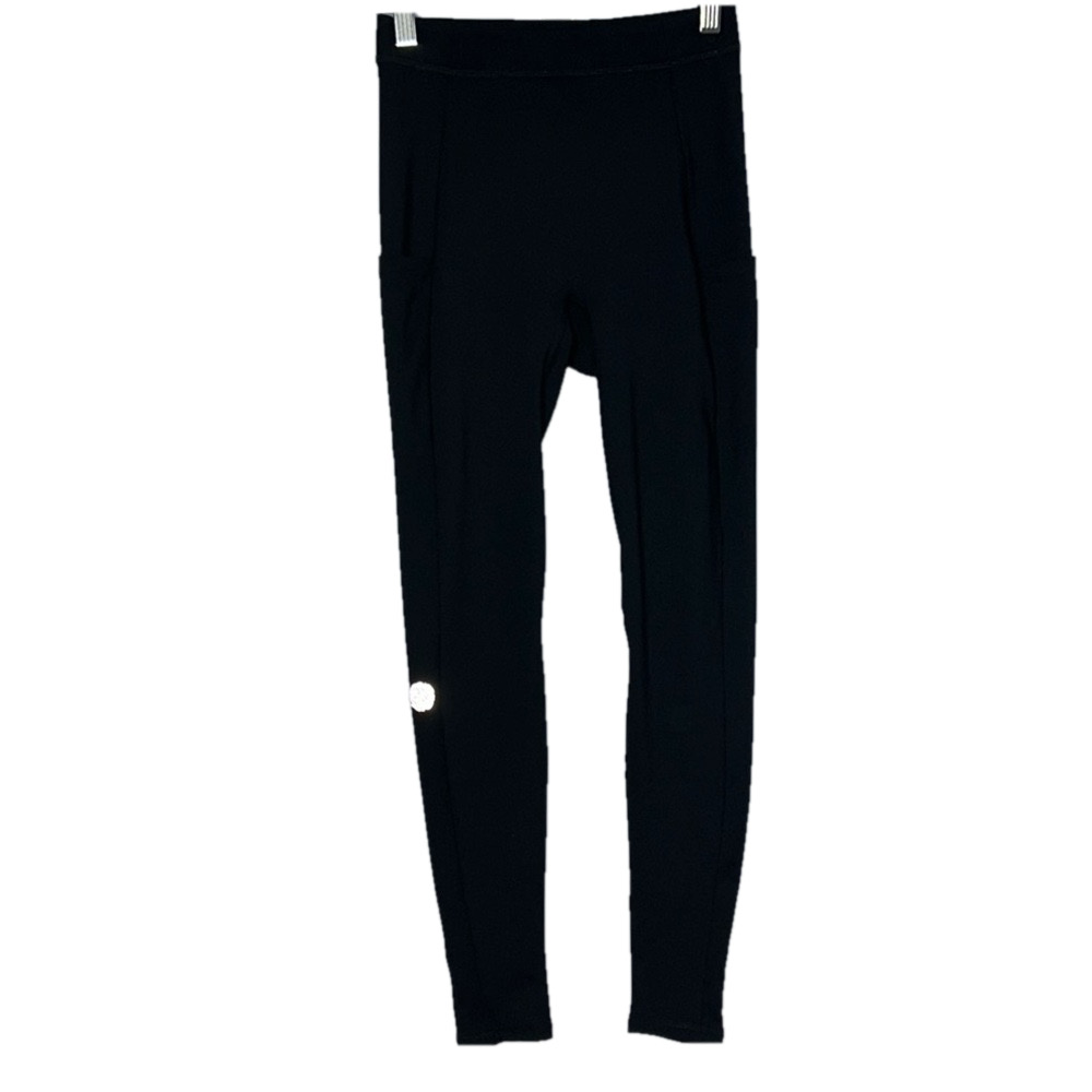 Rose Buddha Black High Waisted Leggings